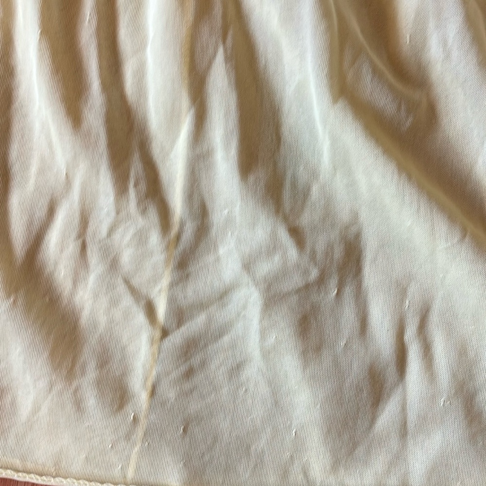 Vintage Elegant yellow sheer Chemise - Picture 3 of 8